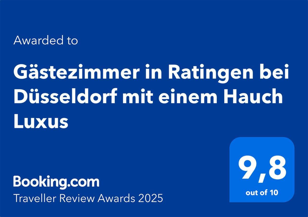 Gaestezimmer In Ratingen Bei Duesseldorf Mit Einem Hauch Luxus エクステリア 写真